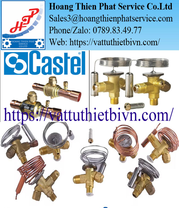 Van tiết lưu nhiệt Castel