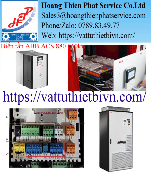 Biến tần ABB ACS 880 560kw