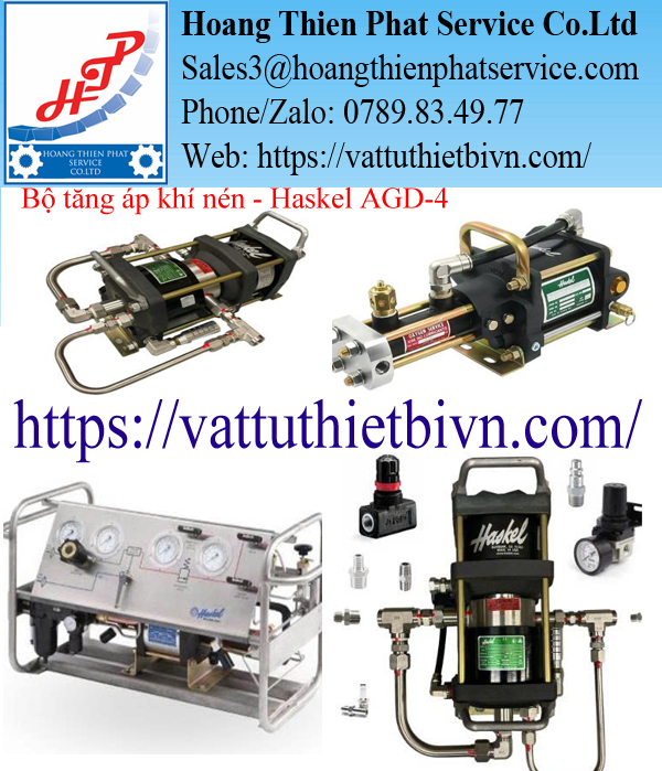 Bộ tăng áp khí nén - Haskel AGD-4