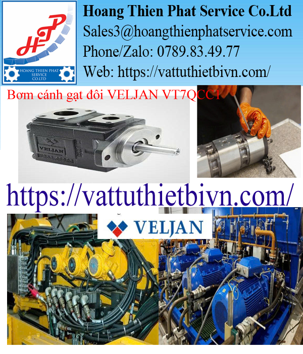 Bơm cánh gạt đôi VELJAN VT7QCC1