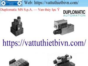 Duplomatic MS S.p.A. — Van thủy lực Ý