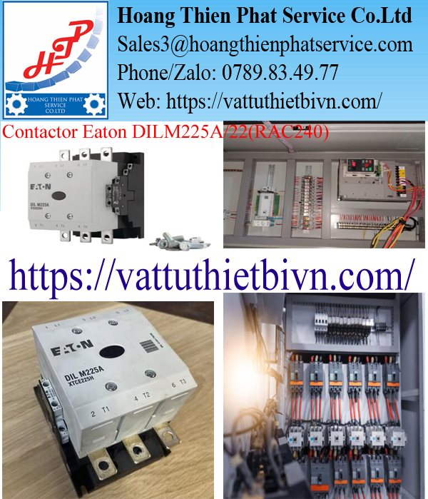 Contactor Eaton DILM225A/22(RAC240)