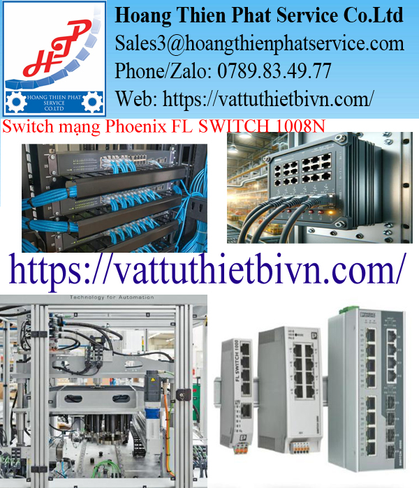 Switch mạng Phoenix FL SWITCH 1008N