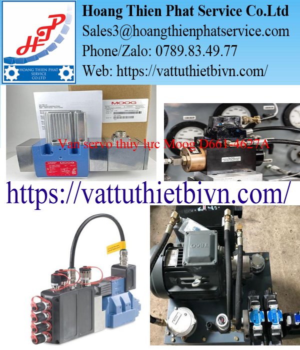 Van servo thủy lực Moog D661-4627A