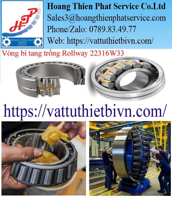 Vòng bi tang trống Rollway 22316W33