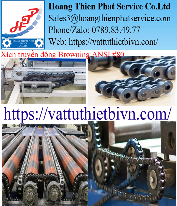 Xích truyền động Browning ANSI #80