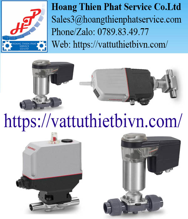 Van màng GEMÜ điều khiển điện